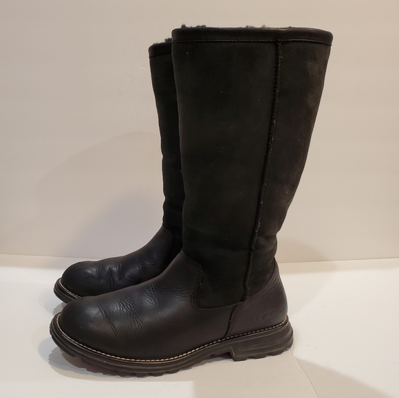 ugg brooks tall black size 8
